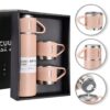 DE THERMOSSET MET 3 MOKKEN, cadeauverpakking, 500 ml roze BD24R