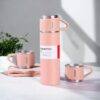 DE THERMOSSET MET 3 MOKKEN, cadeauverpakking, 500 ml roze BD24R
