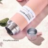 DE THERMOSSET MET 3 MOKKEN, cadeauverpakking, 500 ml roze BD24R