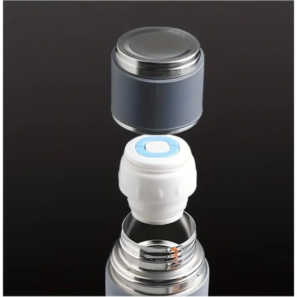 DE THERMOSSET MET 3 MOKKEN, cadeauverpakking, 500 ml grijs BD24SZ
